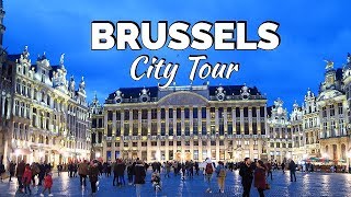 BRUSSELS City Tour  Belgium [upl. by Trelu]