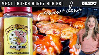 Meat Church Honey Hog BBQ Rub Review On Smoked Chicken Thighs [upl. by Salema]