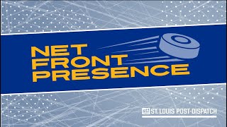 Blues top line in question after broken ankle takes Robert Thomas out of lineup Net Front Presence [upl. by Coryden]