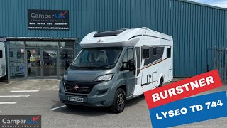 BurstnerLyseo TD 744 Harmony Line For Sale at Camper UK [upl. by Immat]