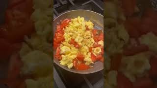 Stir fried tomatoes with eggs 🍅 [upl. by Sivek87]