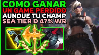 COMO GANAR UN GAME LUEGO DE PERDER EARLY GAME CON VI JG  LEAGUE OF LEGENDS  VI VS LEE SIN [upl. by Daenis496]