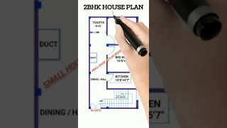 गांव में सुन्दर घर का नक्शा  छोटे घर का प्लान  18×33 House Design  shorts trending viralvideo [upl. by Amadis341]