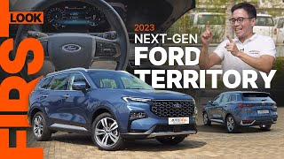 2023 NextGeneration Ford Territory First Impressions [upl. by Nylram]