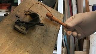 Part 11 My Grandfathers 1930 wooden tool chest WOODWORM INFESTATION olive oil fake rust wood stain [upl. by Pinchas]