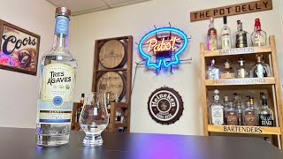 Tres Agaves Blanco Tequila Review [upl. by Tien986]