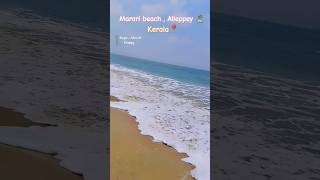 Marari beach  Alleppey  Kerala  divya khinchi shorts viralshorts travel tranding beach [upl. by Okeim]