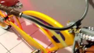 Custom Stretch Lowrider 26’ Dyno GT Stretch Beach Cruiser with led lights [upl. by Elwira755]