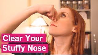 How To Clear A Stuffy Nose Instantly [upl. by Araek]