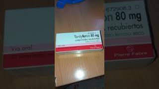 Tardyferon 80 mg  Para Anemia [upl. by Aissela884]