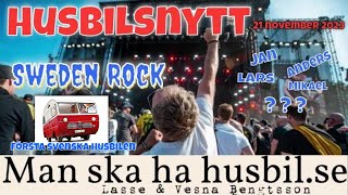 Husbilsnytt 8  Sweden Rock festival  vatten o svartvattenstation i Smedjebacken o mycket mer [upl. by Soph]