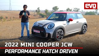 Mini Cooper JCW  Performance Hatchback Review  2022  evo India [upl. by Gentes]