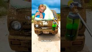 Cleaning The Worlds Dirtiest Truck cleaning pinkstuff greenscreen funny [upl. by Yracaz978]