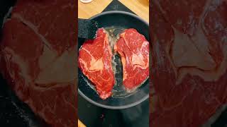 How To Make PERFECT Entrecote Ribeye Steak at Home [upl. by Tjon]