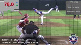 Ethan McElvain Prospect Video LHP Nolensville High School Class of 2023 Full Outing PGAACHi Home [upl. by Ecitnirp]