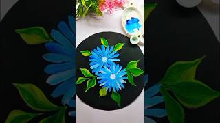 Easy Flower painting shorts flowerpainting viralvideo trending art [upl. by Columbine]