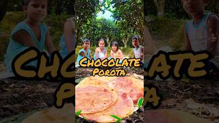 chocolate parantha shortvideo viralvideo food cooking recipe MaMeyerRannaghar1 [upl. by Huberman]