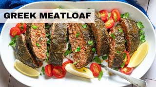 Greek Meatloaf Recipe  Healthy Meatloaf Recipe [upl. by Pomcroy]