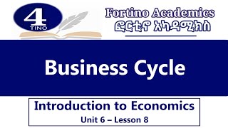 Introduction to Economics  U6 P8  Business Cycle  Economics 101  Basic Economics [upl. by Llyrrad]