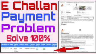 e challan payment online  e challan payment option not showing  e challan payment failed problem [upl. by Sacul796]