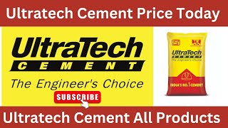 Ultratech Cement Price Today  Ultratech Cement All Products Rate  Cement Price 2023 [upl. by Aldus]