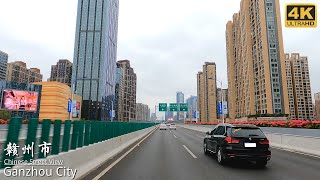 4K Chinese Street View｜The second largest city in Jiangxi ProvinceGanzhou City [upl. by Zerimar949]