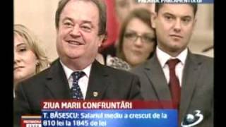 Dezbatere Traian Basescu vs Crin Antonescu alegeri prezidentiale 2009 [upl. by Hpseoj]