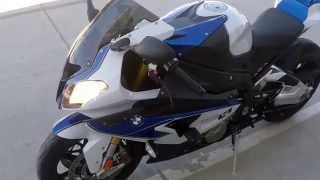 2014 BMW S1000RR HP4 Quick Look amp Listen [upl. by Anaugahs]