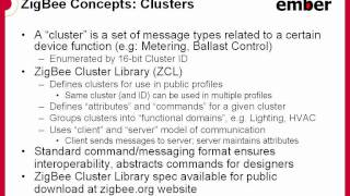 ZigBee Application Profiles Clusters and Endpoints [upl. by Hteik91]