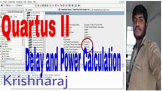 Delay and Power Calculation in Quartus II  Verilog  Krishnaraj  Ramanuja Academy [upl. by Maite951]