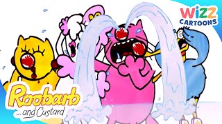 Roobarb amp Custard  Episode 9  When it Ended in Tears  Full Episodes  WizzCartoons [upl. by Rockwell]