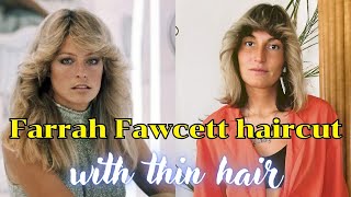 How to make FARRAH FAWCETT hair if you have THIN HAIR [upl. by Licha]