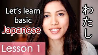 Learn Japanese  Minna No Nihongo Lesson 1 Grammar [upl. by Ahsirak]