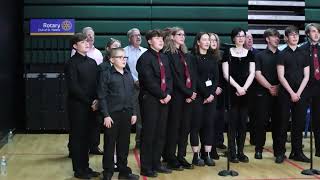 COWLEY SENIOR CHOIR  East Lancs Road with Rotary Club St Helens [upl. by Kcirb]