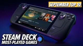 The Top 10 MostPlayed Games On Steam Deck September 2023 Edition [upl. by Laeynad]