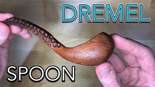 How to Carve a Wooden Spoon with a Dremel Rotary Tool [upl. by Akihsal]