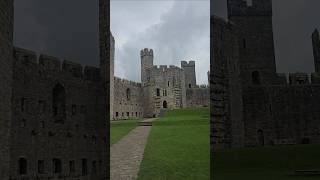 Caernarfon Castle view one of the most Beautiful in Wales Caernarfon Wales [upl. by Wakeen458]