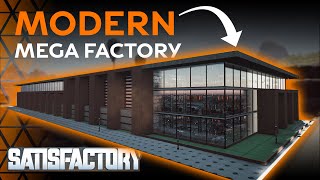 MODERN Mega Iron Factory Tour in Satisfactory [upl. by Clint]