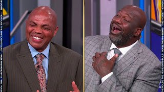 Shaq and Chuck Cant Stop Laughing 🤣🤣🤣 [upl. by Annahvas]