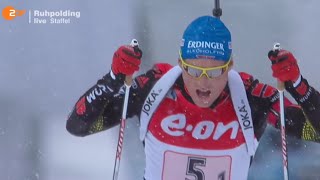 Relay Men Ruhpolding  15012016 [upl. by Hirschfeld302]