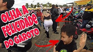 FELICIDADE AO VER O RABETÃO PASSANDO  PARANAGUÁ MOTOS 2017 4 [upl. by Fleming]