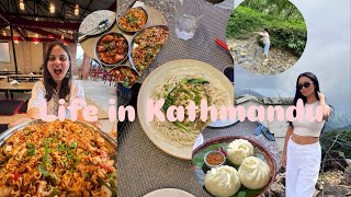 Life in Kathmandu  Dewachen🥟 Phulchowki Dadha  iskon budanilkantha [upl. by Harraf]