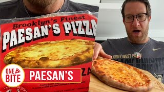 Barstool Pizza Review  Paesans Frozen Pizza Albany [upl. by Oiramej501]