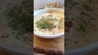 Creamy herbed soup shorts shortsfeed italianfood soup healthy [upl. by Jobie20]