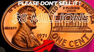 Rare Penny Alert 1971 Penny Worth Millions USA Old Penny Coins Worth Money [upl. by Rosenberger352]