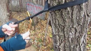 How ToTree HuggerMarlinSpikeToggle for Hammock Suspension [upl. by Yeleek]