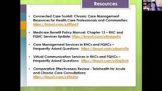 FQHC Webinar Series  Telehealth and Chronic Care Management [upl. by Rezzani816]