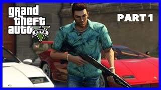 GTA V  Tommy Vercetti In LS PART 1 [upl. by Atsylac]