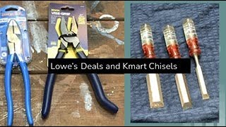 Vintage Kmart Chisel Cleanup and Channellock and Irwin Pliers [upl. by Rettig]