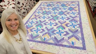 MOST REQUESTED quotWinter Solsticequot Quilt Tutorial with Donna [upl. by Ellesor46]